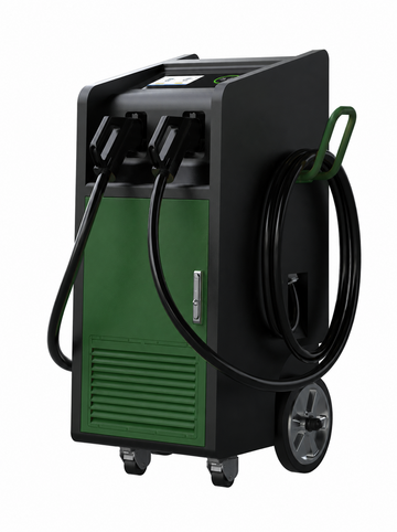 Carregador móvel DC de 60 kW sem identificação de fabricante